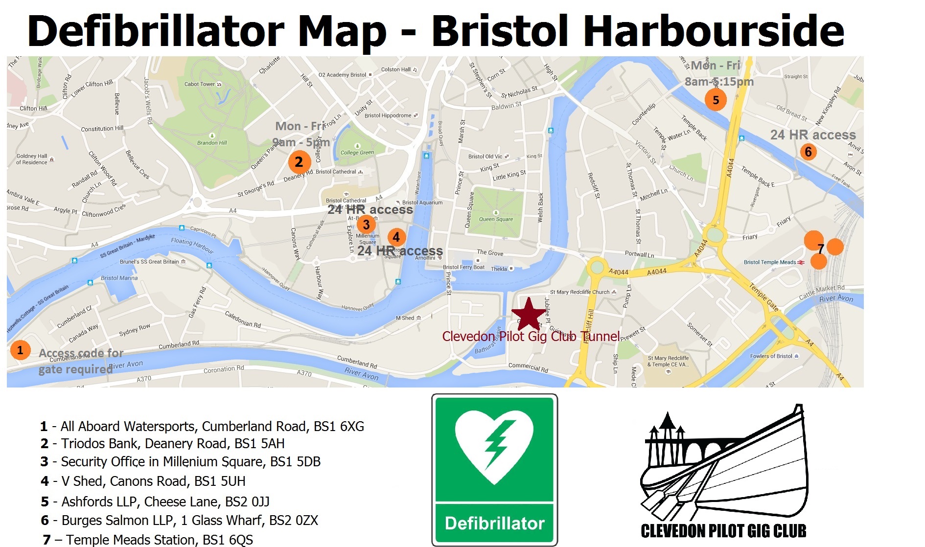 Defibrillator Map
